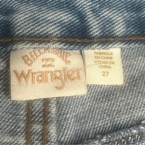 Billabong x Wrangler High Rise Medium Wash Floral Patchwork Non-Stretch Jean. 27 - Picture 15 of 15